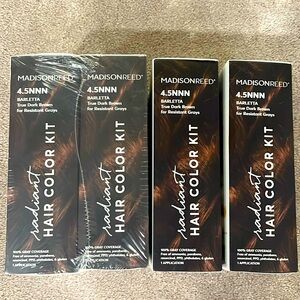 4 boxes Madison reed true dark brown 4.5NNN hair color boxes